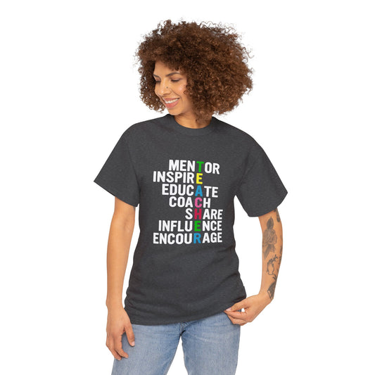 Teacher Unisex Heavy Cotton Tee