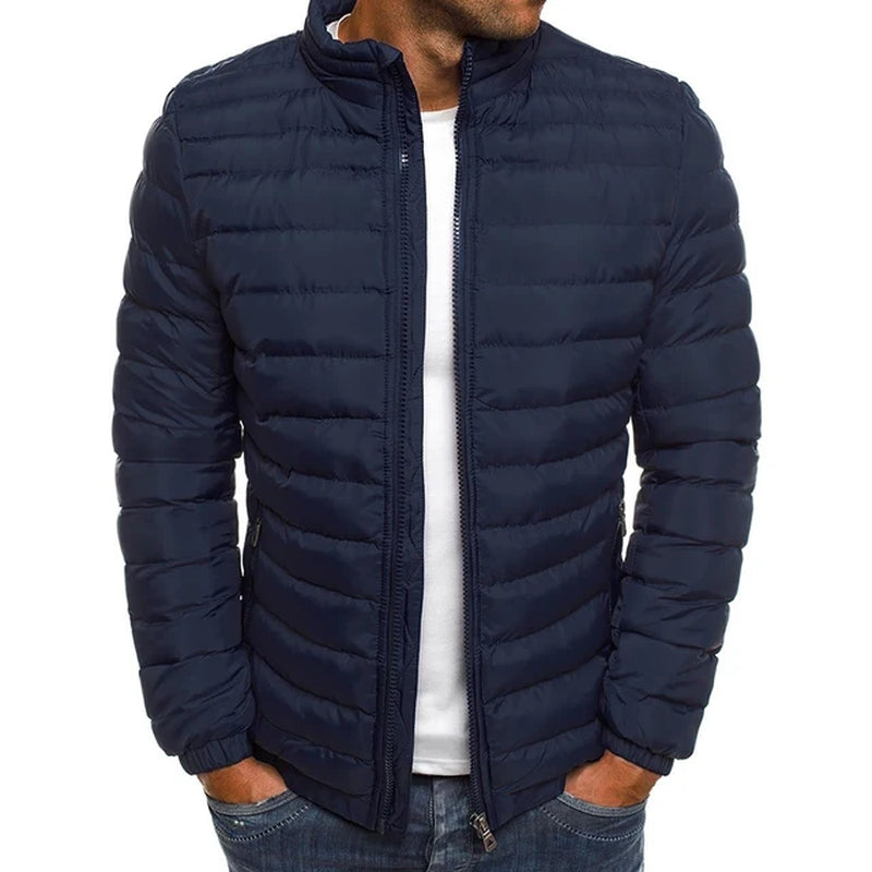 Men Winter Parkas Fashion Solid Hooded Cotton Coat Jacket Casual Warm Clothes Mens Overcoat Streetwear Puffer Jacket plus Size