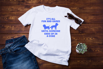 Cone of Shame\Animal lover\gift for vet tech\Humorous pet parent tee\sarcastic pet care attire\conehead\veterinarian